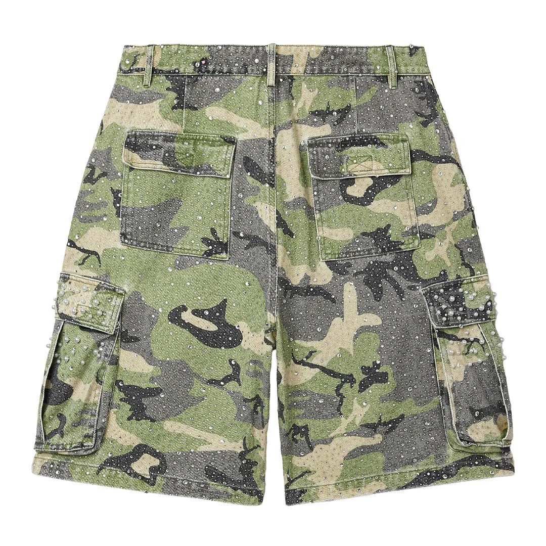 Vale Forever Soulja Camo Jorts 'Green/Camo' Size US 38 / EU 54 - 2 Thumbnail