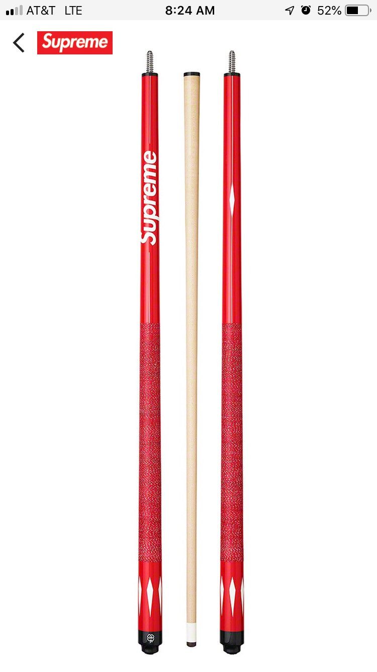 Supreme McDermott Pool Cue Red ビリヤード-