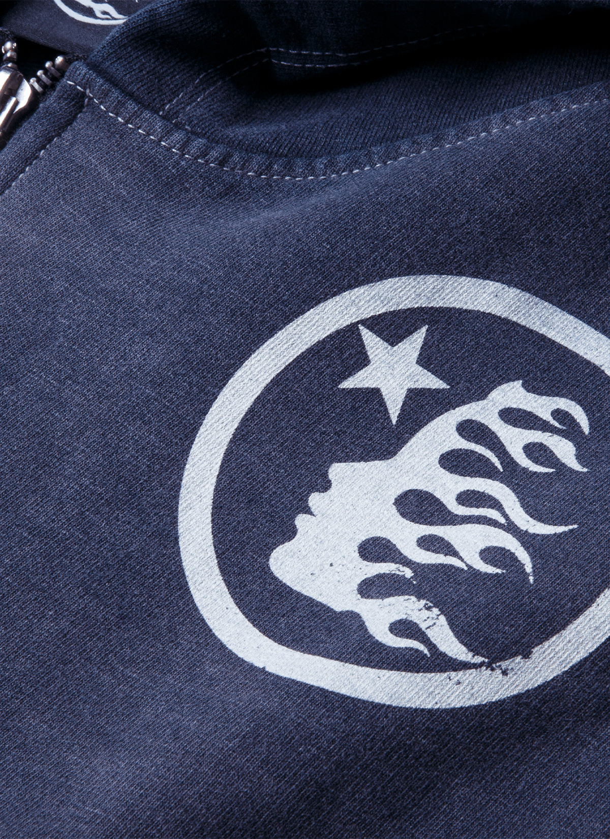 NAV Hellstar Logo Zip Up Sweatshirt Vintage y Size US XXL / EU 58 / 5 - 3 Thumbnail