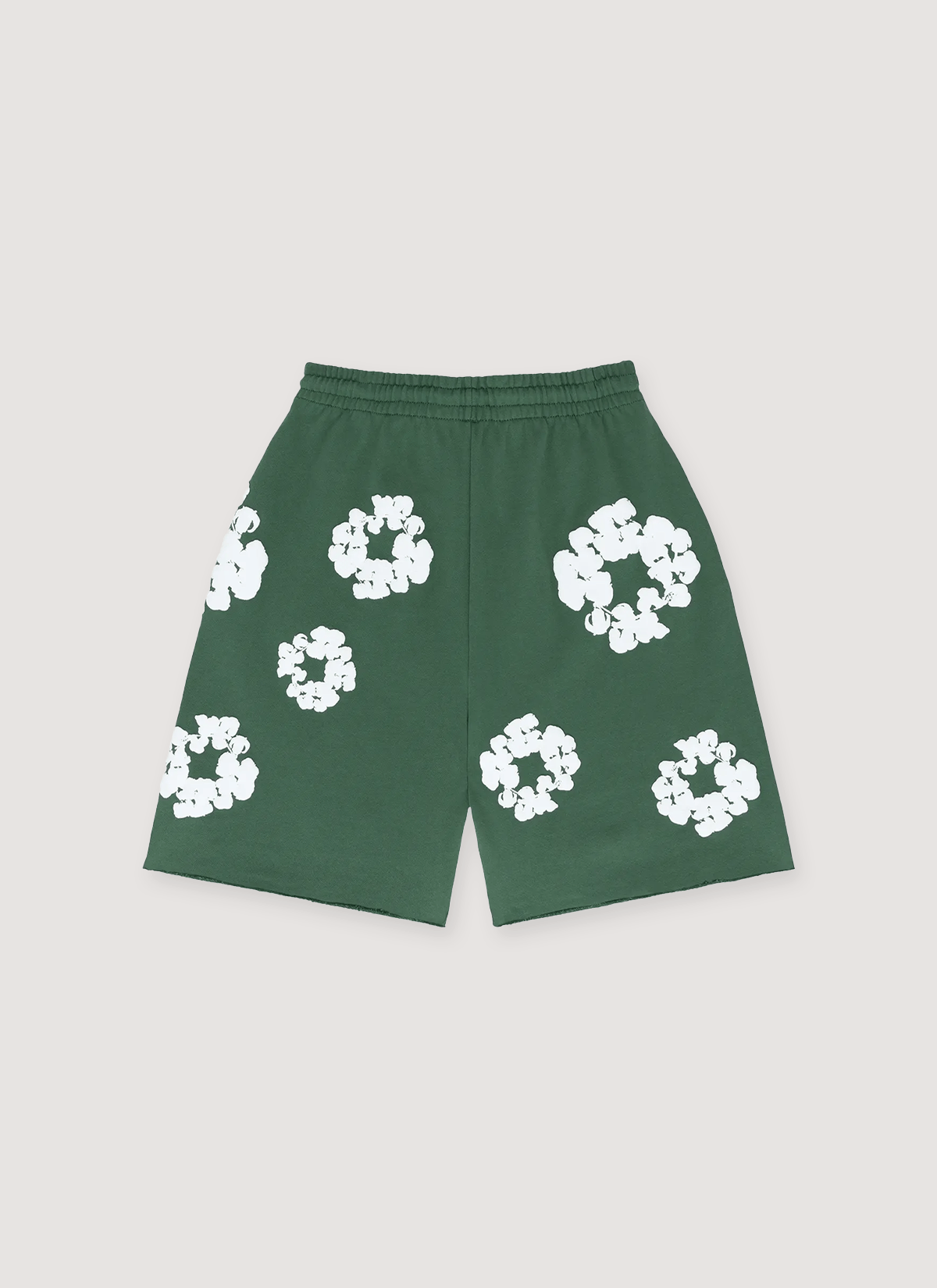 DENIM TEARS Cotton Wreath Sweatshorts Green Size US 34 / EU 50 - 2 Thumbnail