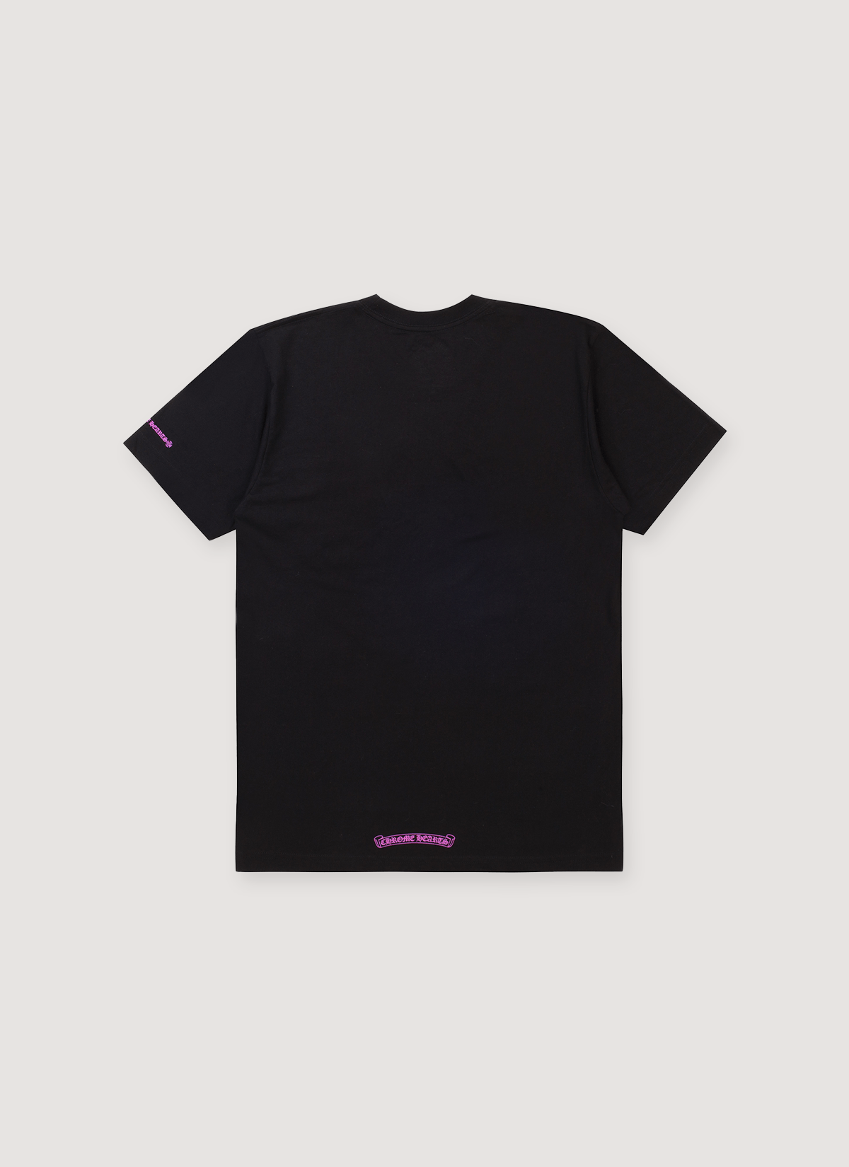 Chrome Hearts Neck Logo Tee Black Purple Size US XL / EU 56 / 4 - 2 Thumbnail