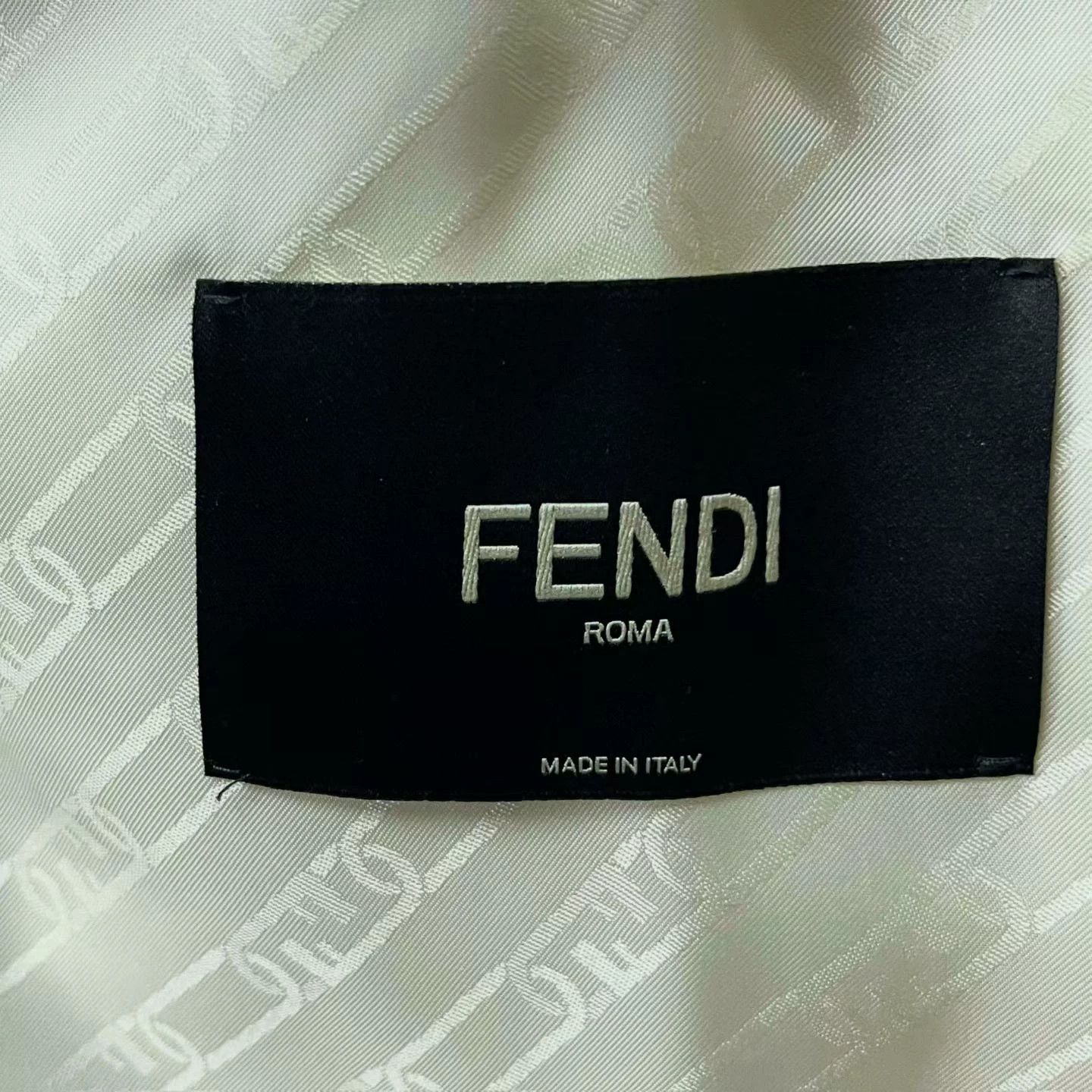 Fendi Fendi White Jacket Outerwear Casual Size 4XL / US 24-26 - 2 Thumbnail