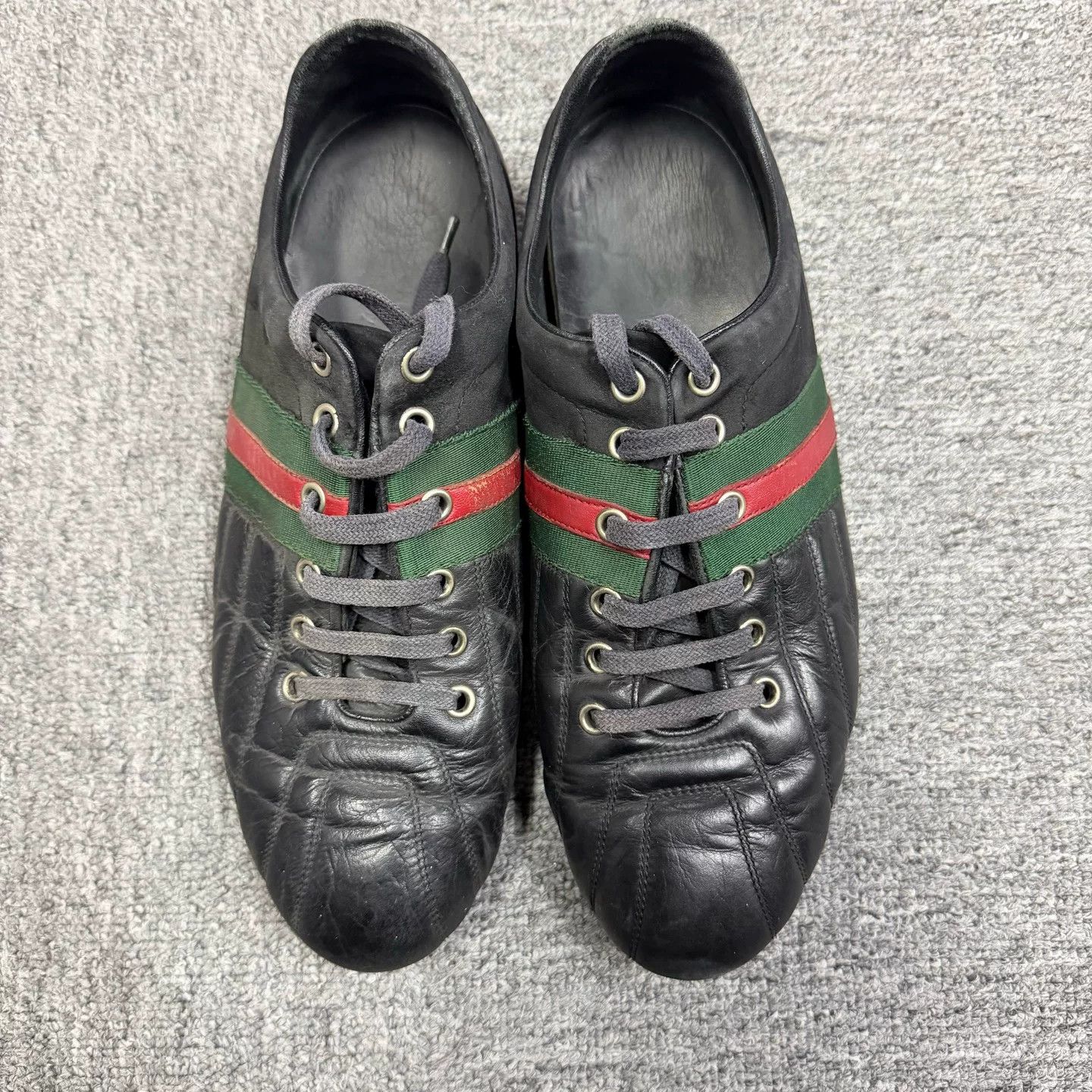 Gucci Gucci Leather Black Lowtop Sneakers 6 Women Size US 6 / IT 36 - 3 Thumbnail