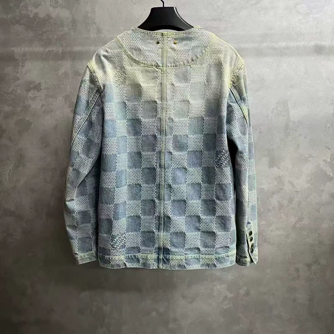 Louis Vuitton Louis Vuitton Blue Designer Casual Size XL / US 12-14 / IT 48-50 - 2 Thumbnail
