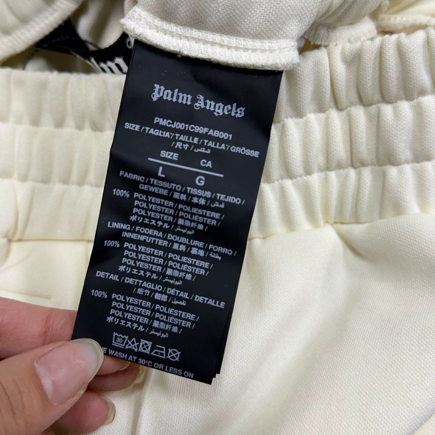Palm Angels Palm Angels Striped White Hoodie L Men Size US L / EU 52-54 / 3 - 3 Thumbnail