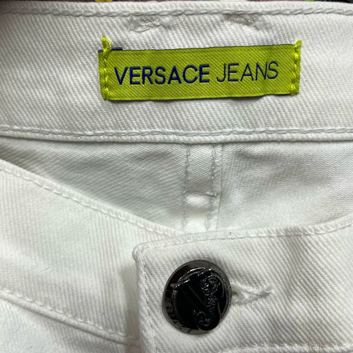 Versace Versace Casual Embroidered White Jacket 44 Women Size L / US 10 / IT 46 - 2 Thumbnail