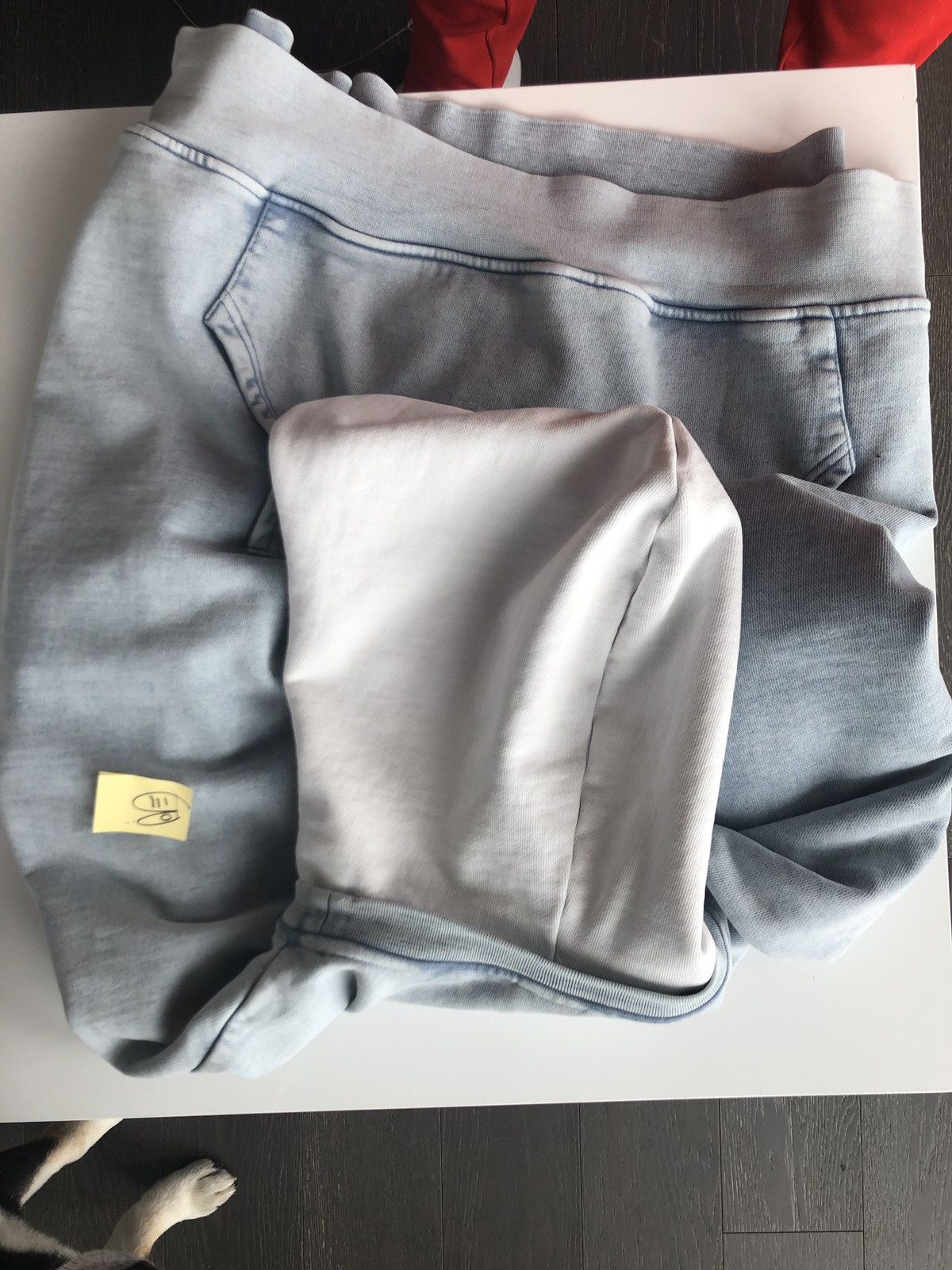 Kith Two Tone Indigo Hoodie Grailed