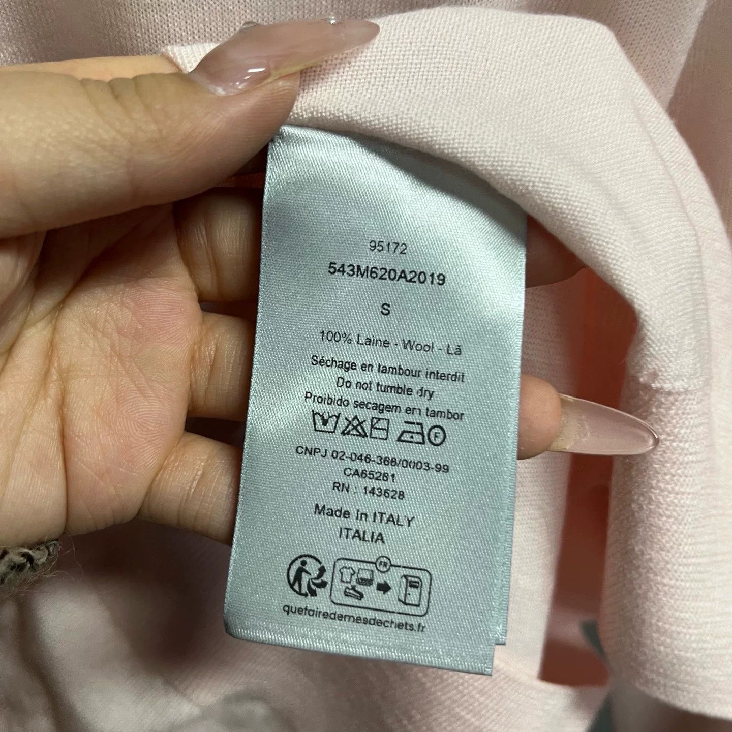 Dior Dior Knit Wool T-Shirt S Women Size S / US 4 / IT 40 - 4 Thumbnail