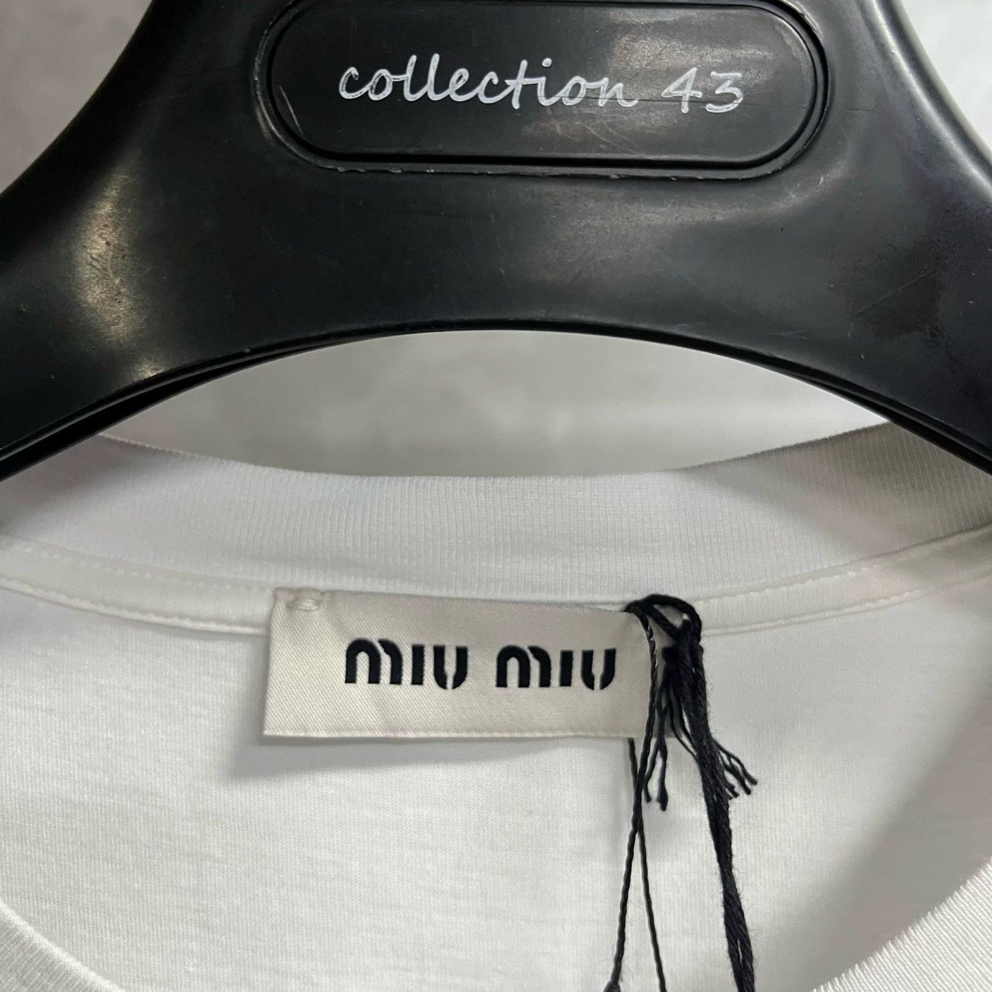 Miu Miu Miu Miu Printed Graphic White Dress S Women Size S / US 4 / IT 40 - 2 Thumbnail