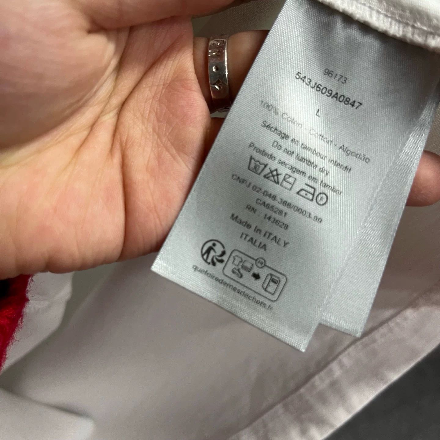 Dior Dior Knit Oversized T-Shirt L Women Size L / US 10 / IT 46 - 4 Thumbnail