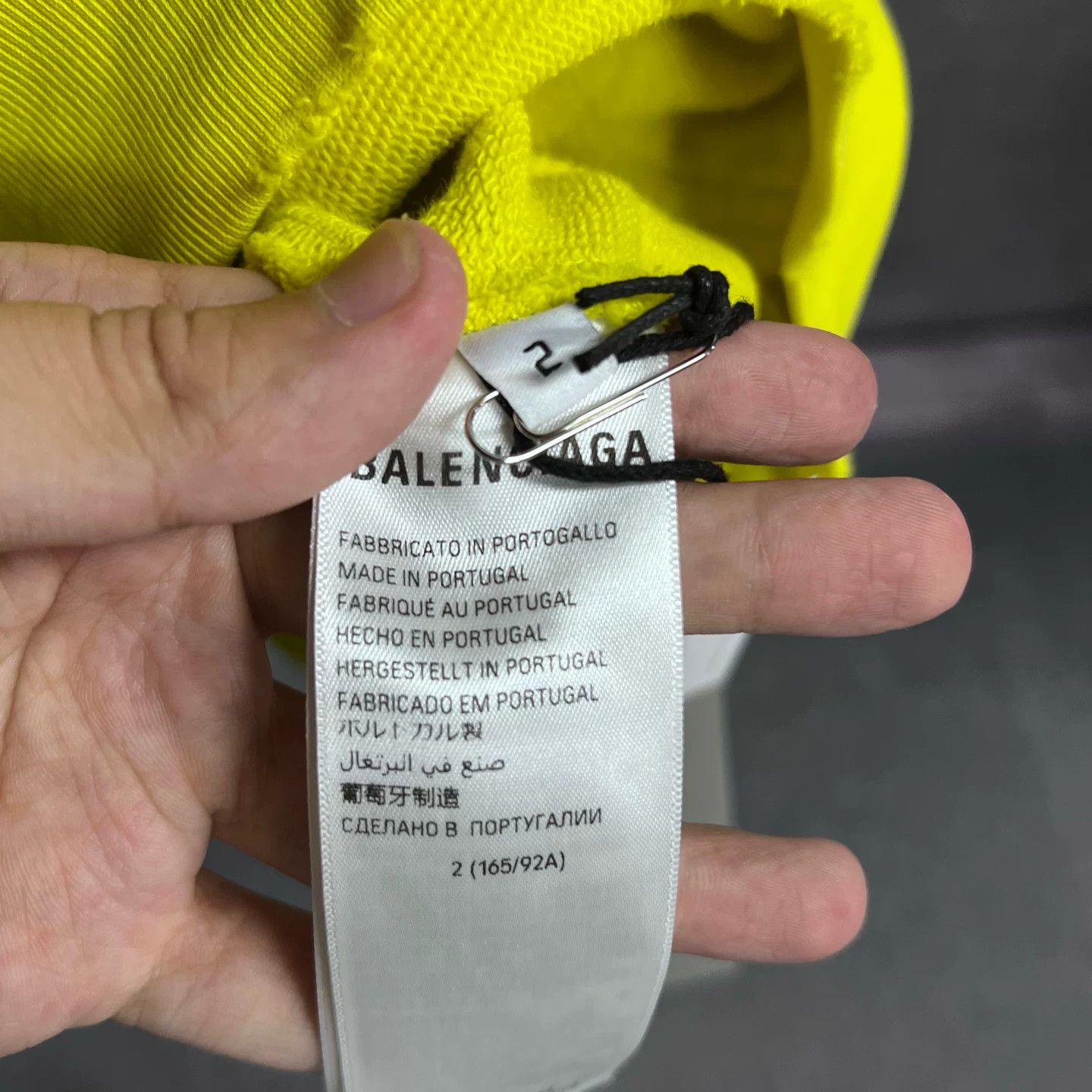 Balenciaga Balenciaga Retro Printed Yellow Hoodie 2 Men Size US XS / EU 42 / 0 - 4 Thumbnail