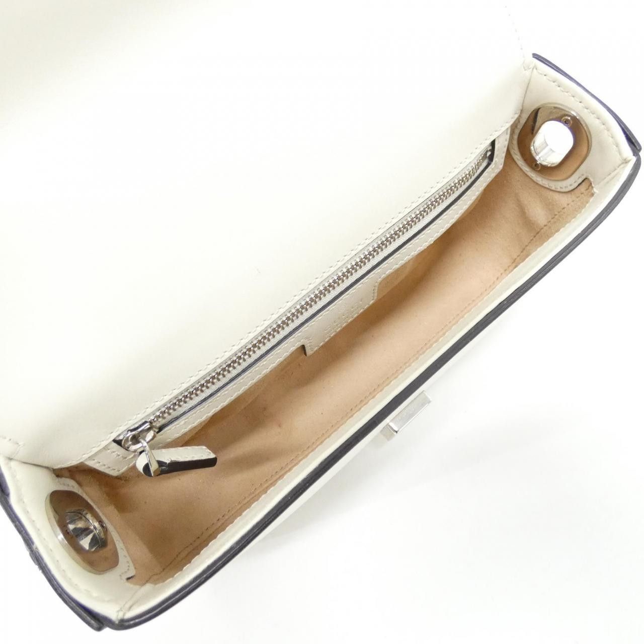 Gucci Gucci Gucci PETITE GG Leather Shoulder Bag Leather Shoulder Bag 739722AACAW DUTY FREE for USA Size ONE SIZE - 8 Thumbnail
