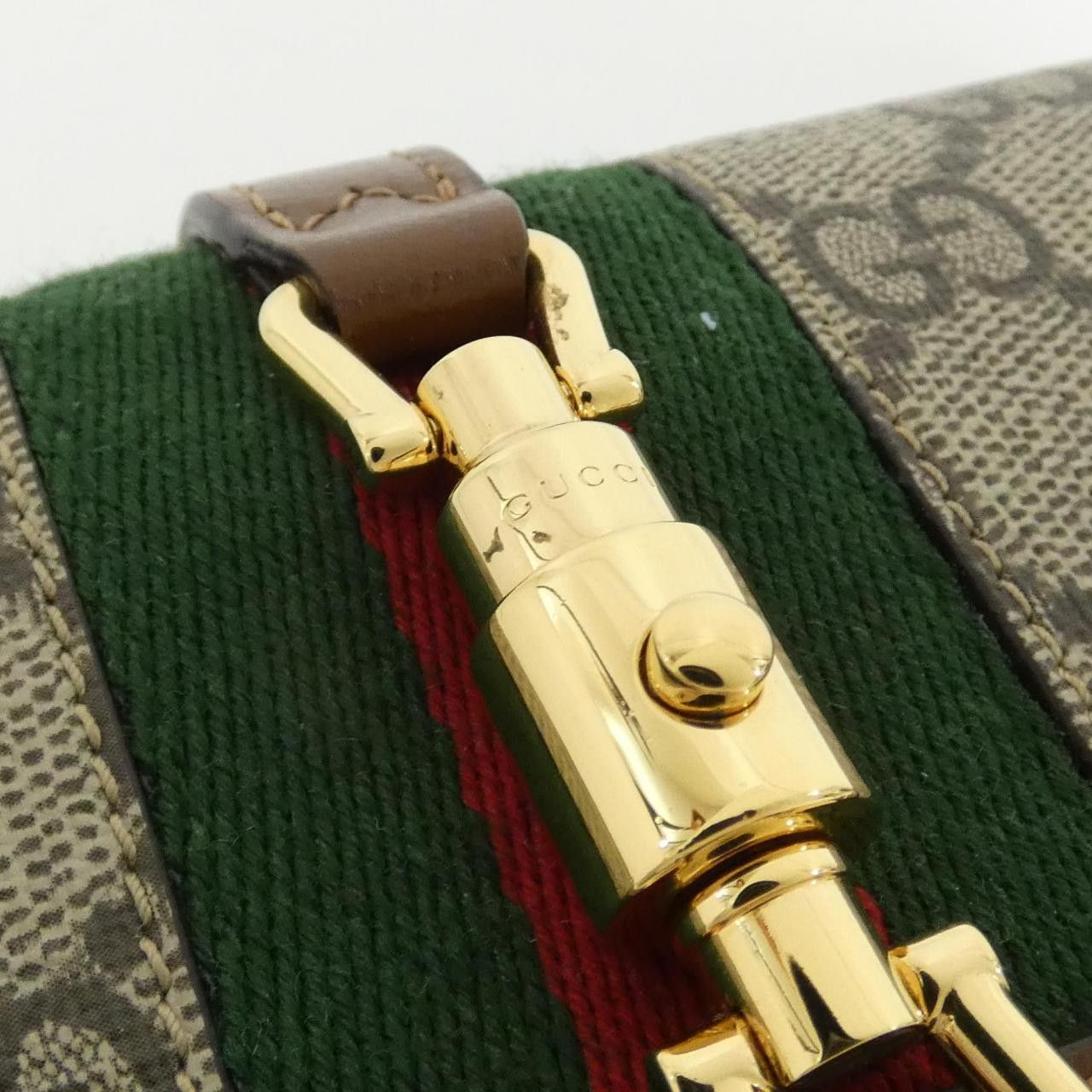 Gucci Gucci Gucci JACKIE 1961 GG Supreme Canvas Chain Wallet Textile Long Wallet 652681HUHHG DUTY FREE for USA Size ONE SIZE - 4 Thumbnail