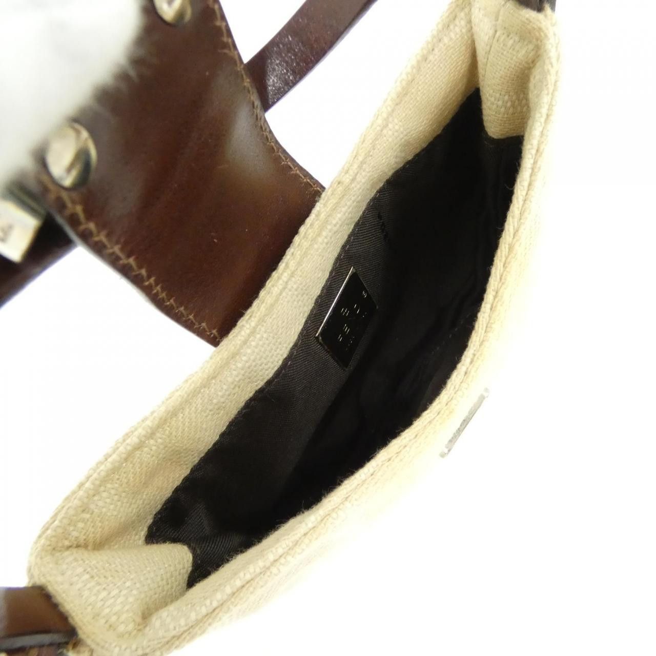 Fendi Fendi Fendi Canvas Mini Bag Textile Vanity Bag 26673 DUTY FREE for USA Size ONE SIZE - 9 Thumbnail