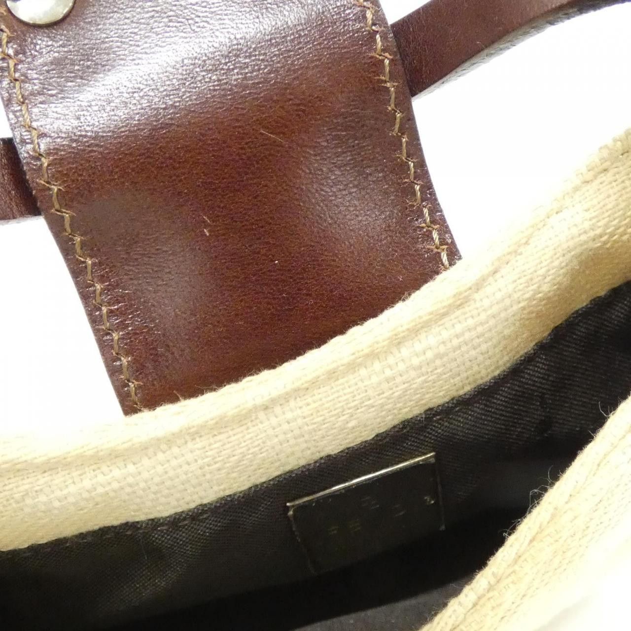 Fendi Fendi Fendi Canvas Mini Bag Textile Vanity Bag 26673 DUTY FREE for USA Size ONE SIZE - 10 Thumbnail