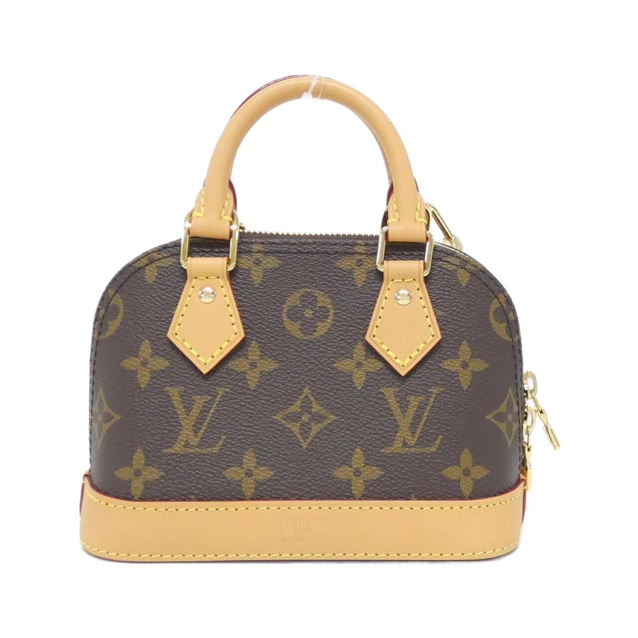 Louis Vuitton Louis Vuitton Louis Vuitton Nano Alma Monogram Coated Canvas Bag Textile Crossbody Bag M82717 DUTY FREE for USA Size ONE SIZE - 2 Thumbnail