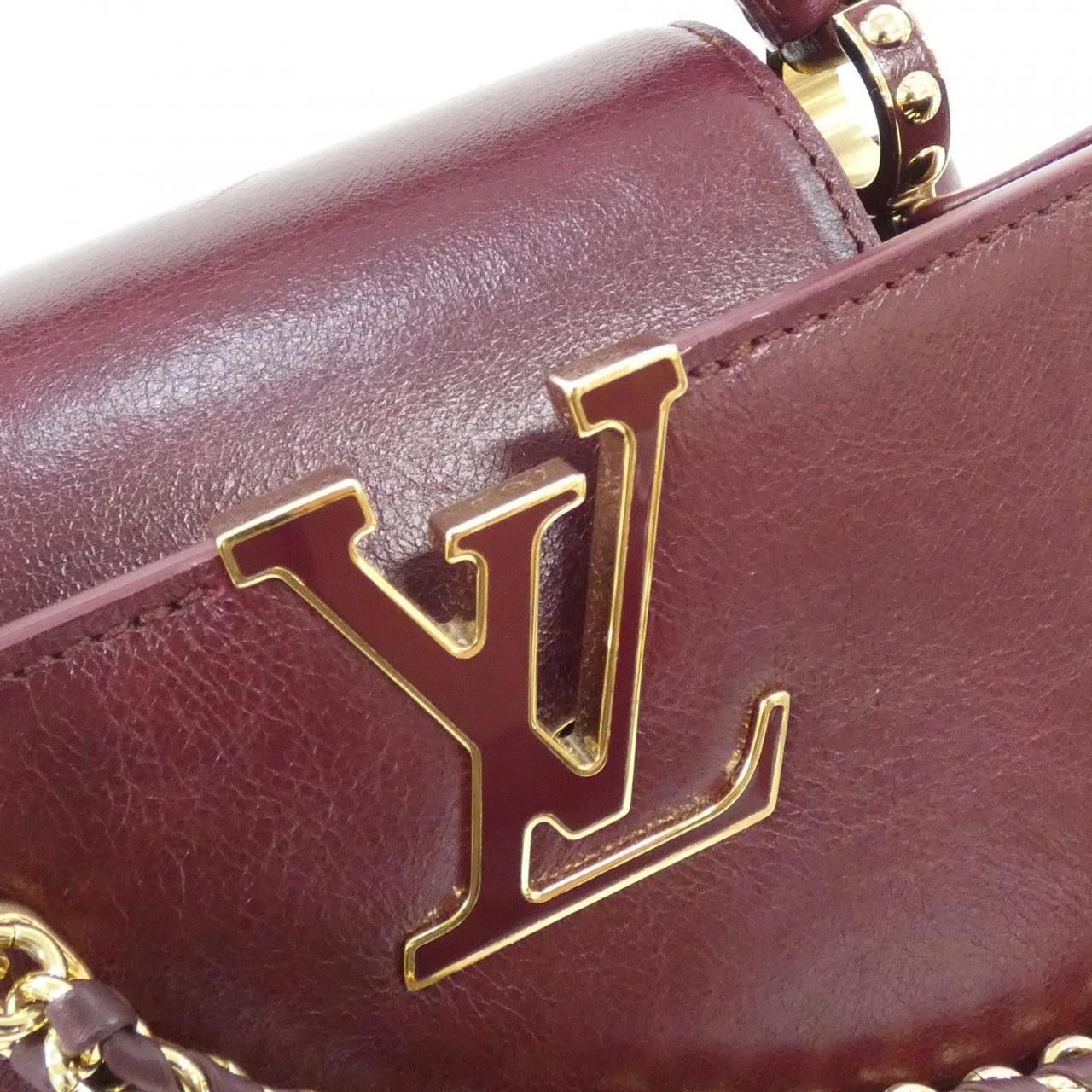 Louis Vuitton Louis Vuitton Louis Vuitton Capucines EW Mini Calf Shoulder Bag Leather Handbag M25473 DUTY FREE for USA Size ONE SIZE - 5 Thumbnail