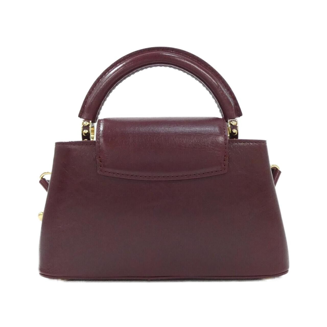 Louis Vuitton Louis Vuitton Louis Vuitton Capucines EW Mini Calf Shoulder Bag Leather Handbag M25473 DUTY FREE for USA Size ONE SIZE - 2 Thumbnail