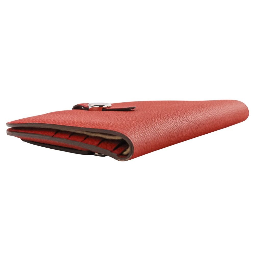 Hermes Hermes Hermès Dogon Long Wallet Taurillon Clémence Long Wallet Leather Long Wallet Stamp K (2025) DUTY FREE for USA Size ONE SIZE - 3 Thumbnail