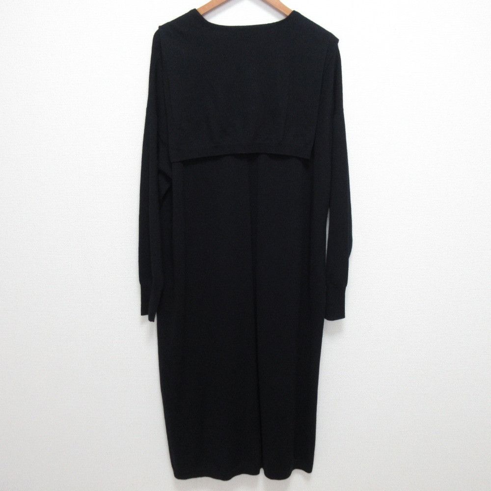 Other Other Curensology Sailor Collar Long Knit Dress Textile Dresses DUTY FREE for USA Size ONE SIZE - 2 Thumbnail
