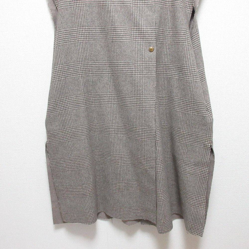 Other Other yori Check Long Gilet Gilet Textile Outerwear YR2225-091AW DUTY FREE for USA Size ONE SIZE - 6 Thumbnail