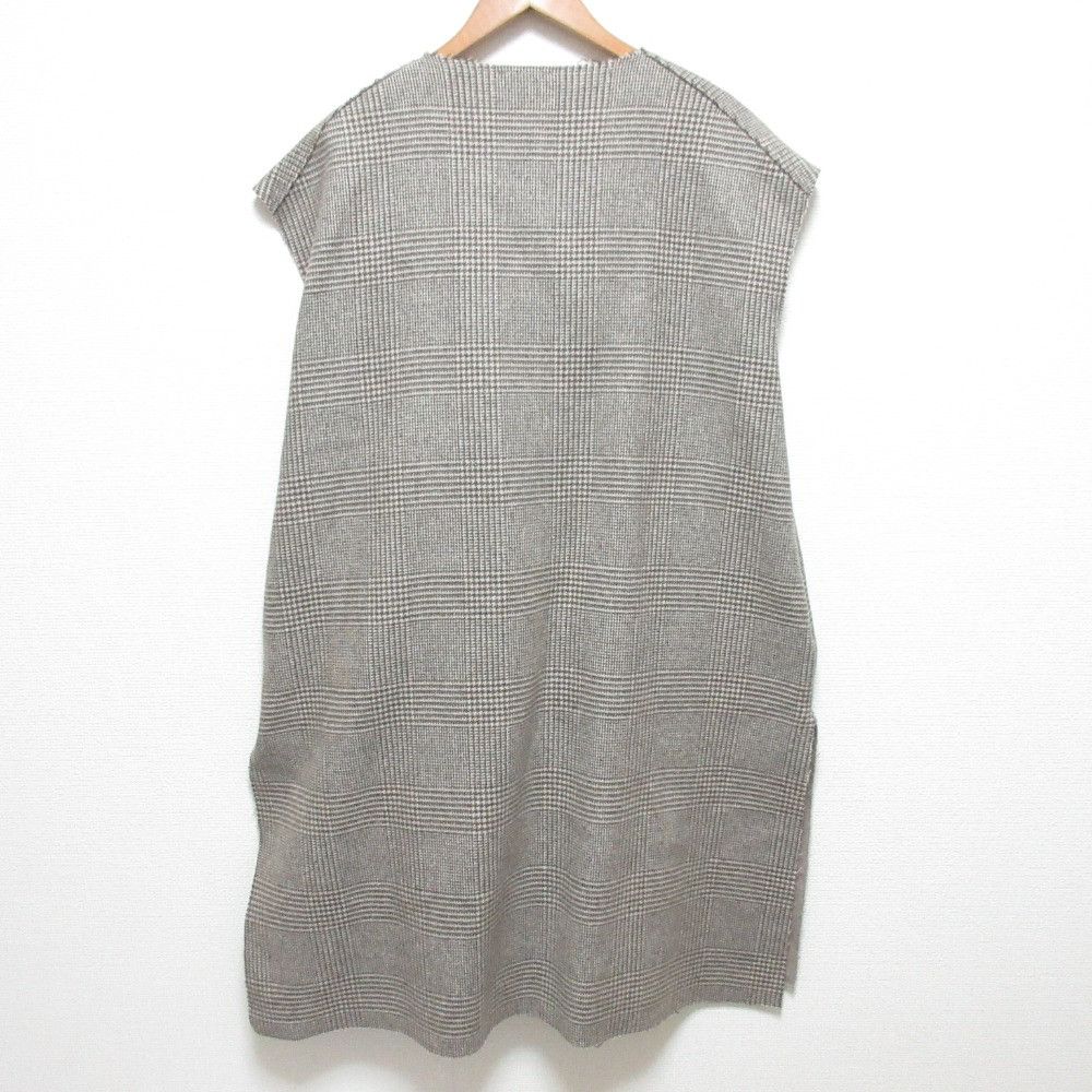 Other Other yori Check Long Gilet Gilet Textile Outerwear YR2225-091AW DUTY FREE for USA Size ONE SIZE - 2 Thumbnail