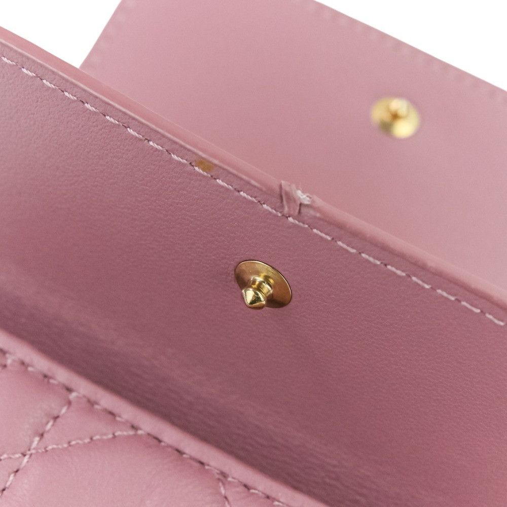 Dior Dior Christian Dior Lady Dior Cannage Trifold Wallet Leather Short Wallet DUTY FREE for USA Size ONE SIZE - 11 Thumbnail