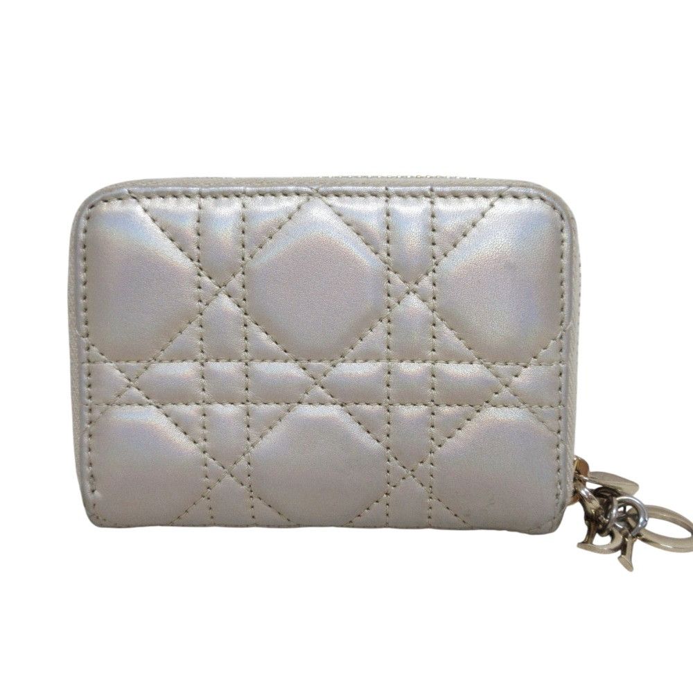 Dior Dior Dior Lady Dior Voyageur Coin Case Leather Coin Case DUTY FREE for USA Size ONE SIZE - 3 Thumbnail