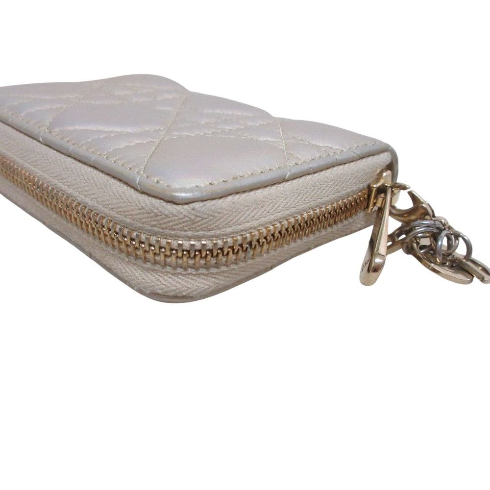 Dior Dior Dior Lady Dior Voyageur Coin Case Leather Coin Case DUTY FREE for USA Size ONE SIZE - 6 Thumbnail