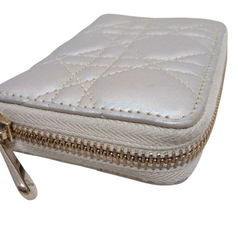 Dior Dior Dior Lady Dior Voyageur Coin Case Leather Coin Case DUTY FREE for USA Size ONE SIZE - 5 Thumbnail