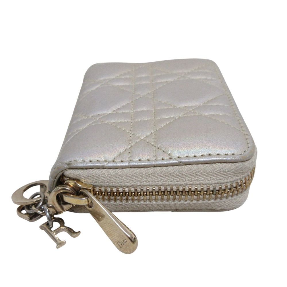 Dior Dior Dior Lady Dior Voyageur Coin Case Leather Coin Case DUTY FREE for USA Size ONE SIZE - 2 Thumbnail