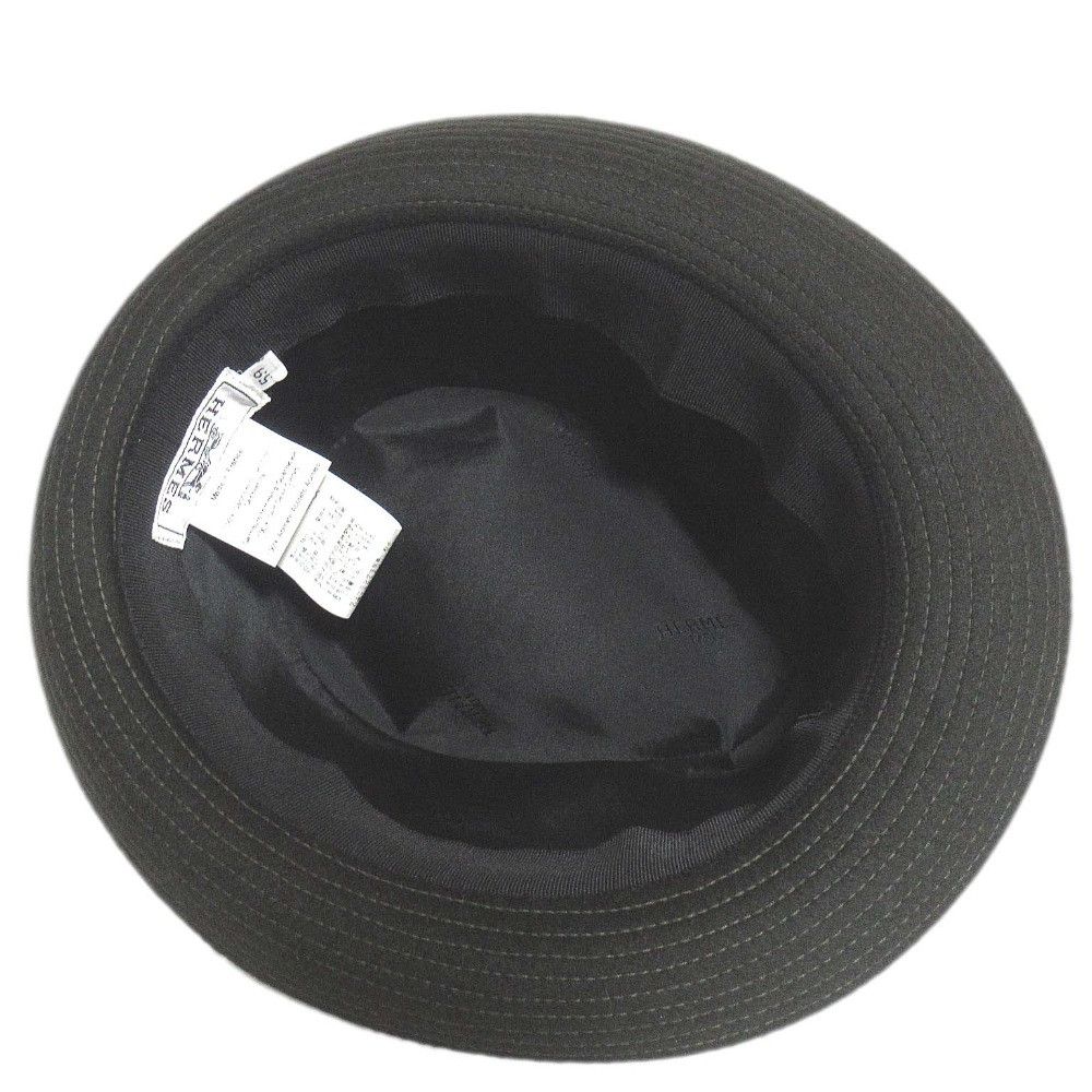 Hermes Hermes Hermès 59 100% Cashmere Fedora Hat Textile Hats DUTY FREE for USA Size ONE SIZE - 4 Thumbnail