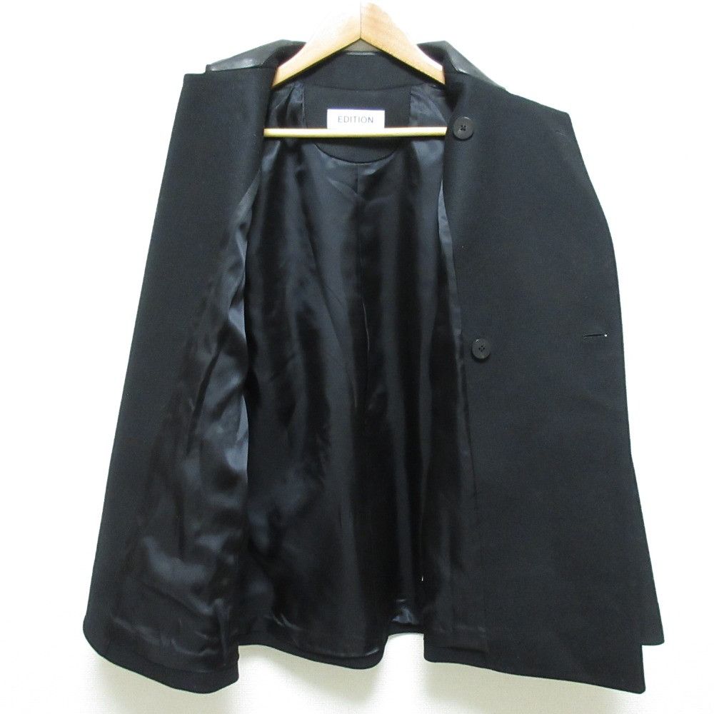 Other Other Edition Super120's Light Melton Short Coat Textile Outerwear DUTY FREE for USA Size ONE SIZE - 3 Thumbnail