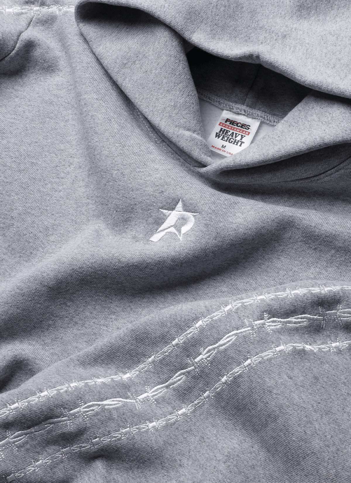 Other Pieces Wired Sweatshirt Heather Grey Size US L / EU 52-54 / 3 - 3 Thumbnail