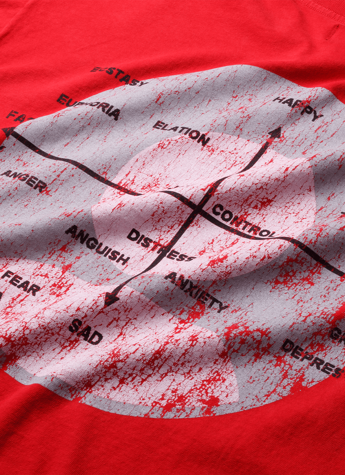 Other Pieces Mental Health Tee Vintage Red Size US XL / EU 56 / 4 - 4 Thumbnail