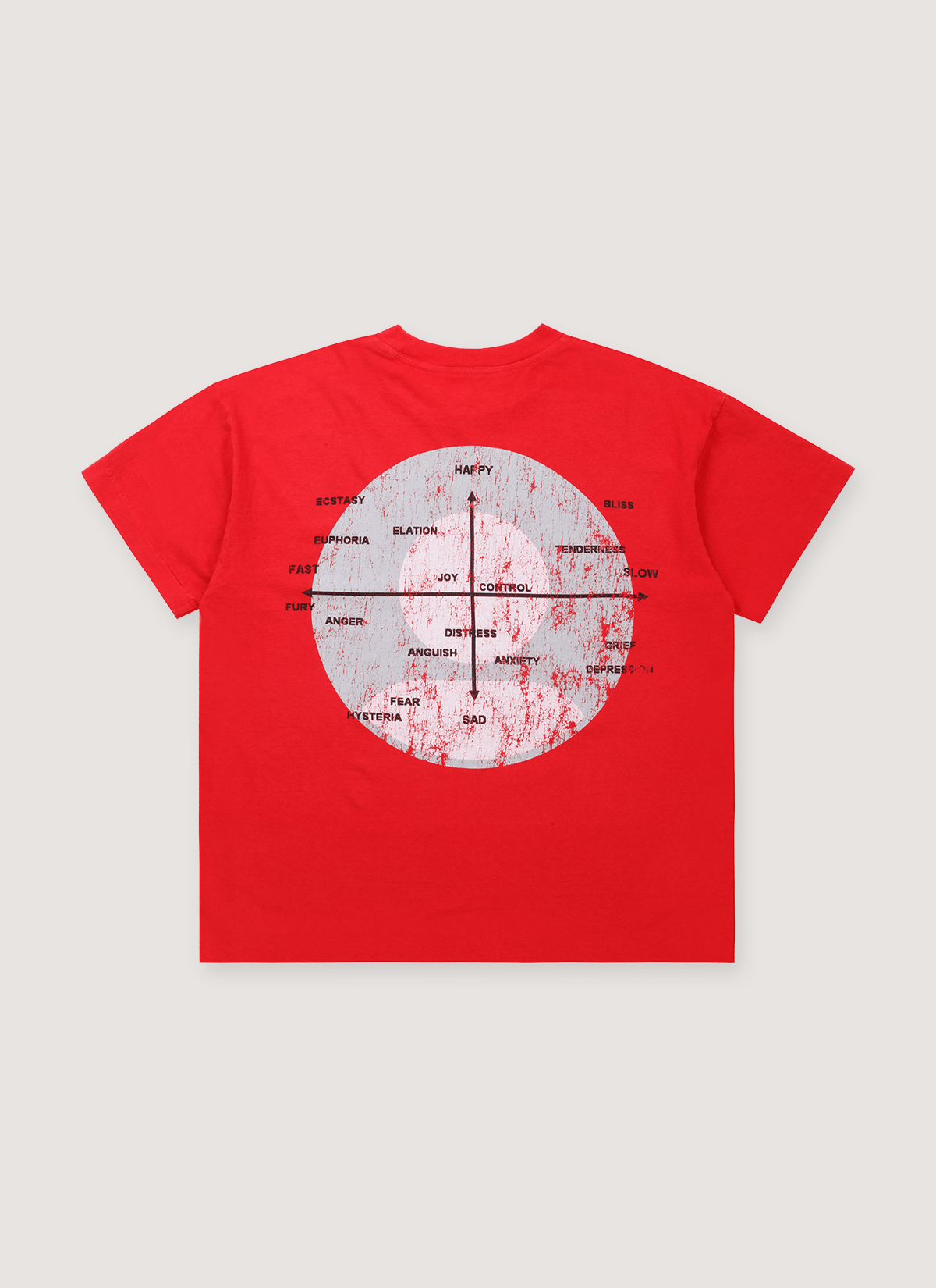 Other Pieces Mental Health Tee Vintage Red Size US XL / EU 56 / 4 - 2 Thumbnail