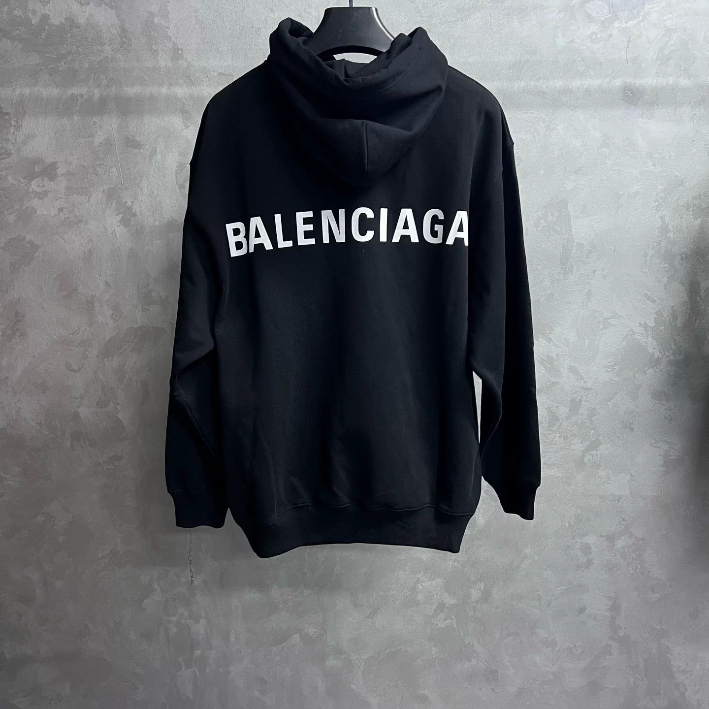 Balenciaga Balenciaga Retro Printed Black Hoodie S Men Size US S / EU 44-46 / 1 - 5 Thumbnail