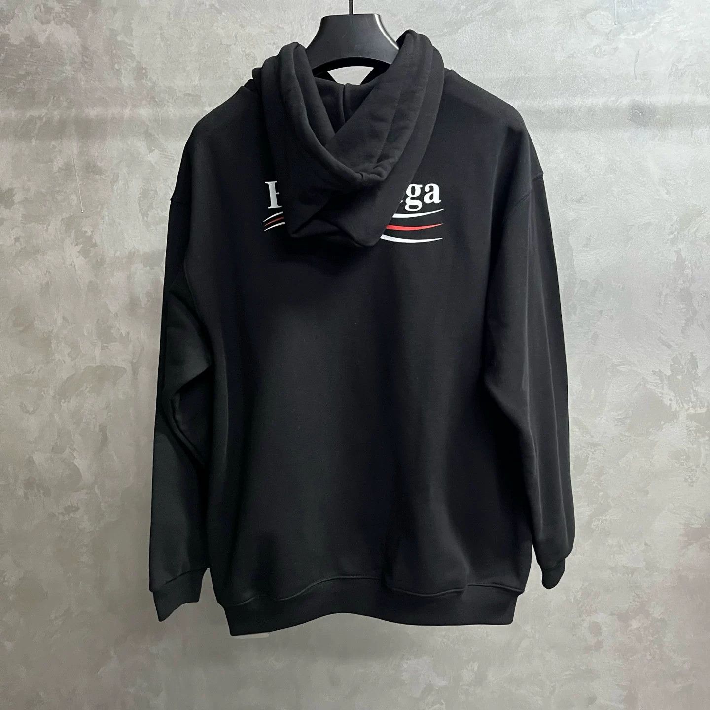 Balenciaga Balenciaga Retro Printed Black Hoodie M Men Size US M / EU 48-50 / 2 - 7 Thumbnail