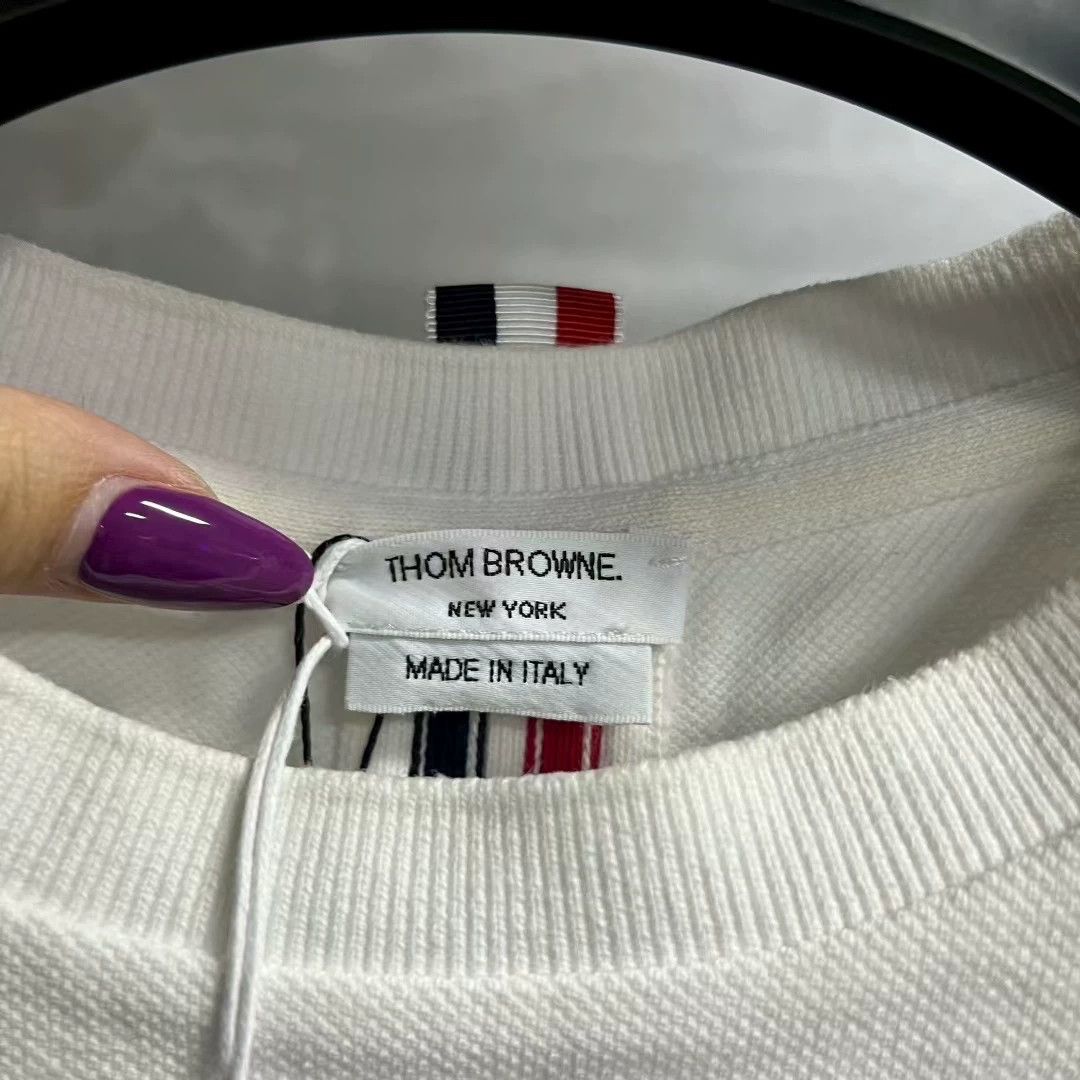 Thom Browne Thom Browne Cotton Striped Brown Hoodie 1 Men Size US XS / EU 42 / 0 - 3 Thumbnail