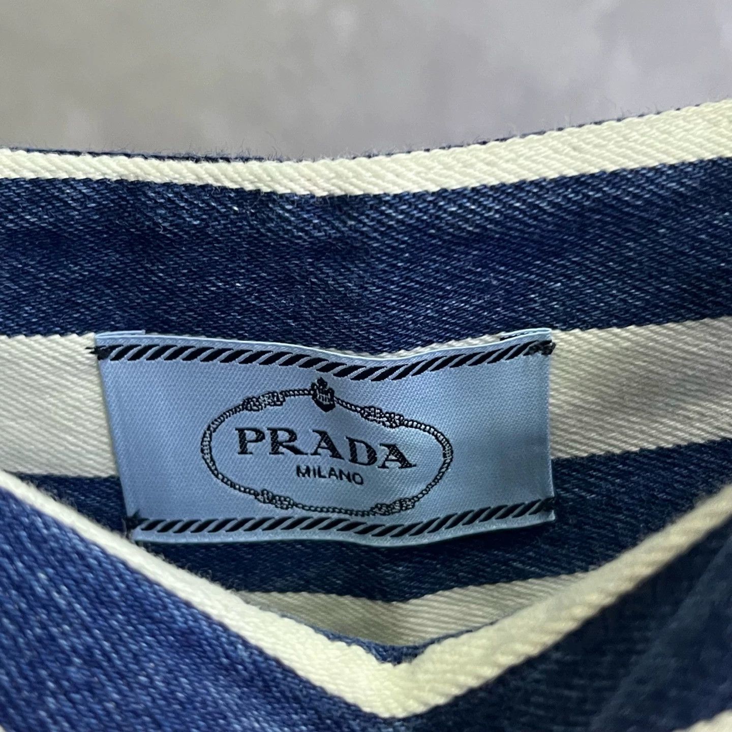 Prada Prada Retro Blue T-Shirt 42 Women Size M / US 6-8 / IT 42-44 - 3 Thumbnail