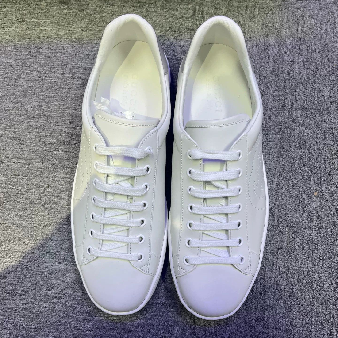 Gucci Gucci White Lowtop Sneakers 9.5 Women Size US 9.5 / IT 39.5 - 3 Thumbnail