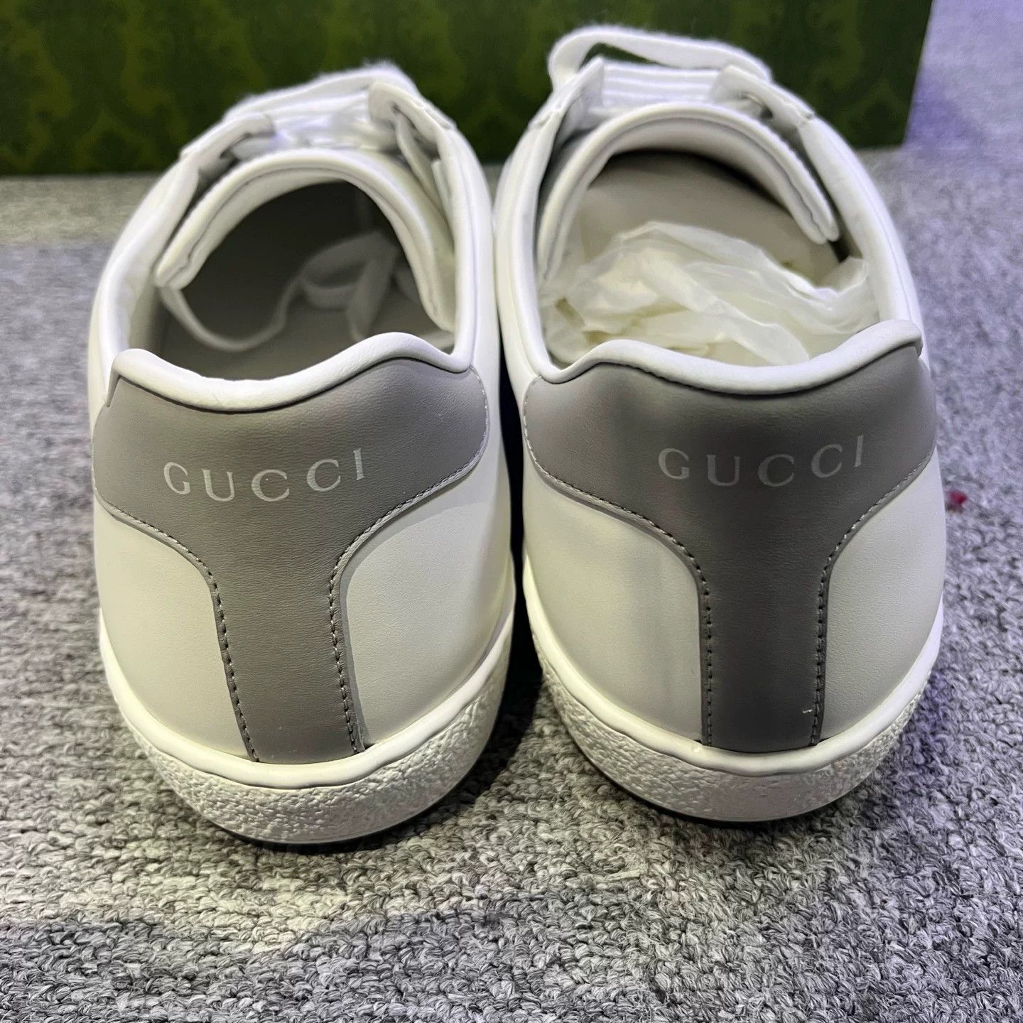 Gucci Gucci White Lowtop Sneakers 9.5 Women Size US 9.5 / IT 39.5 - 4 Thumbnail