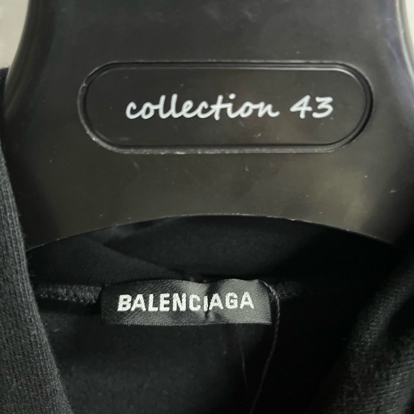 Balenciaga Balenciaga Printed Black Hoodie S Men Size US S / EU 44-46 / 1 - 2 Thumbnail