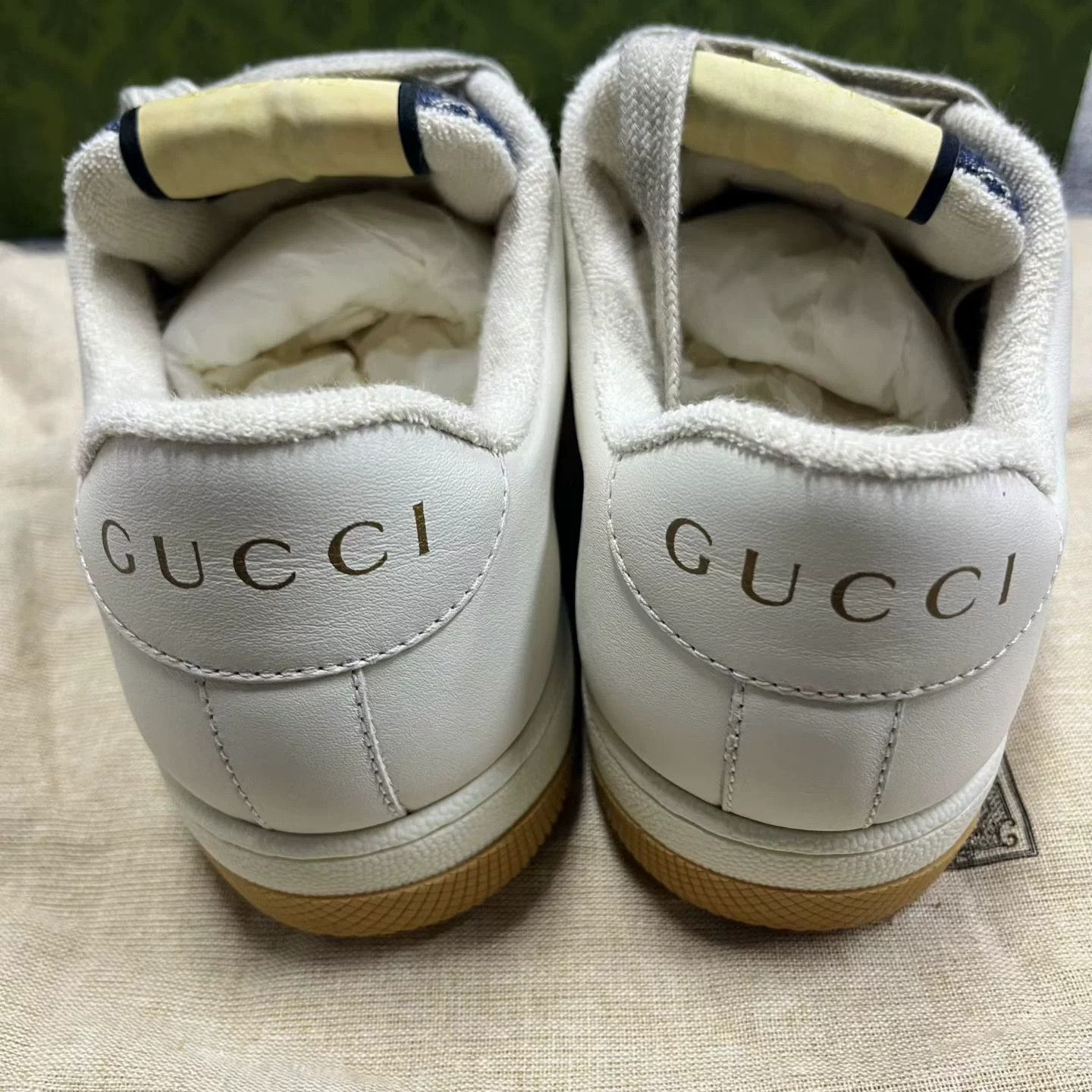 Gucci Gucci Blue Lowtop Sneakers 4.5 Women Size US 4.5 / IT 34.5 - 5 Thumbnail