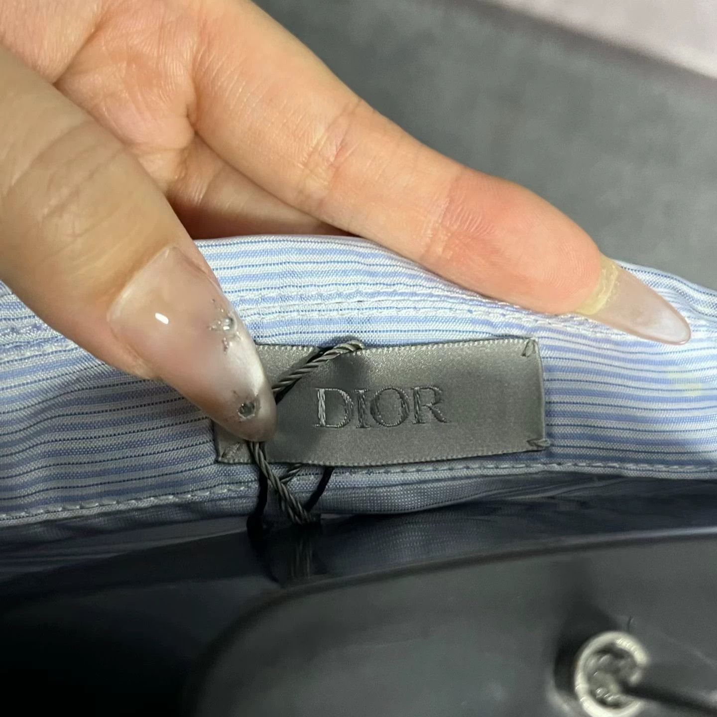Dior Dior Retro Striped Blue T-Shirt 50 Women Size XL / US 12-14 / IT 48-50 - 2 Thumbnail