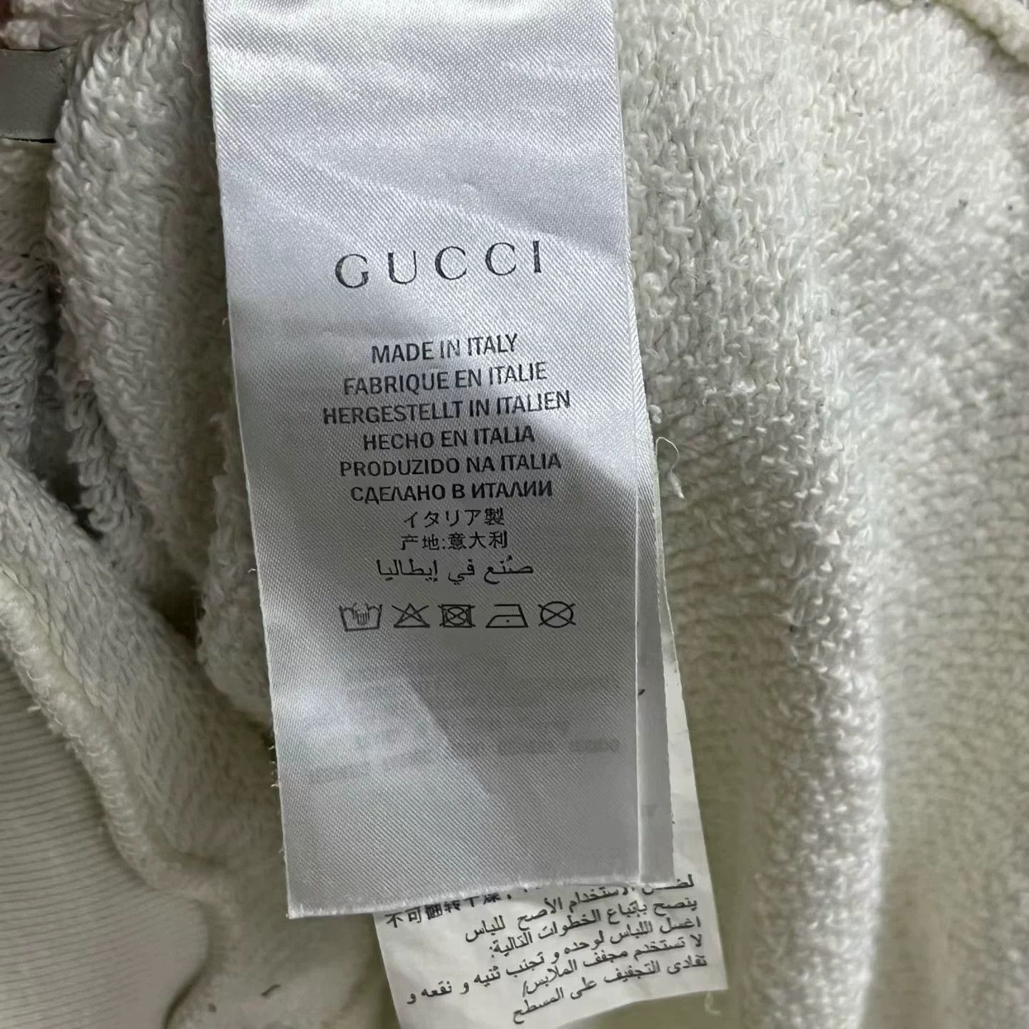 Gucci Gucci Retro Printed White T-Shirt L Women Size L / US 10 / IT 46 - 3 Thumbnail