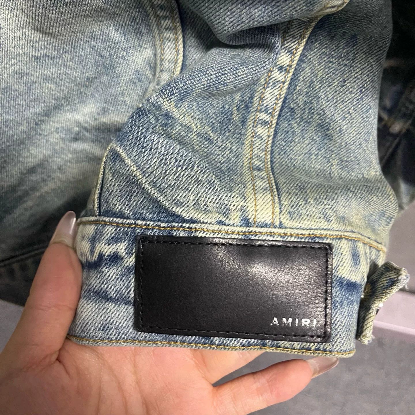 Amiri Amiri Denim Blue Hoodie L Men Size US L / EU 52-54 / 3 - 6 Thumbnail