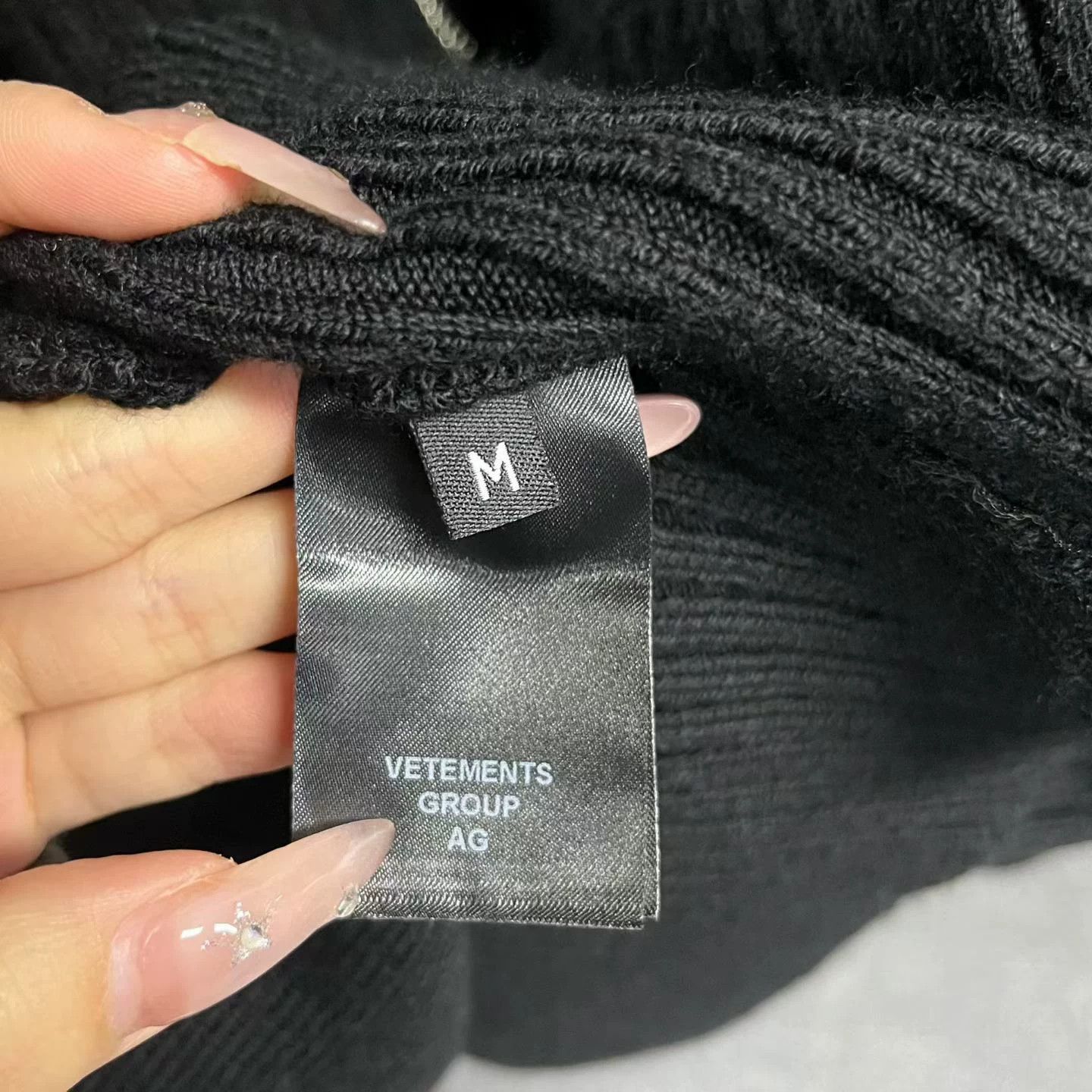 Vetements Vetements Casual Oversized Black Jacket M Women Size M / US 6-8 / IT 42-44 - 3 Thumbnail