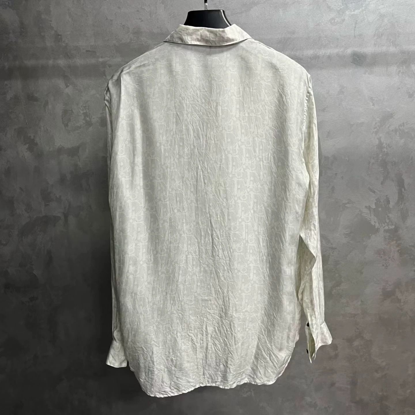Dior Dior Silk Printed White Hoodie 41 Men Size US M / EU 48-50 / 2 - 2 Thumbnail