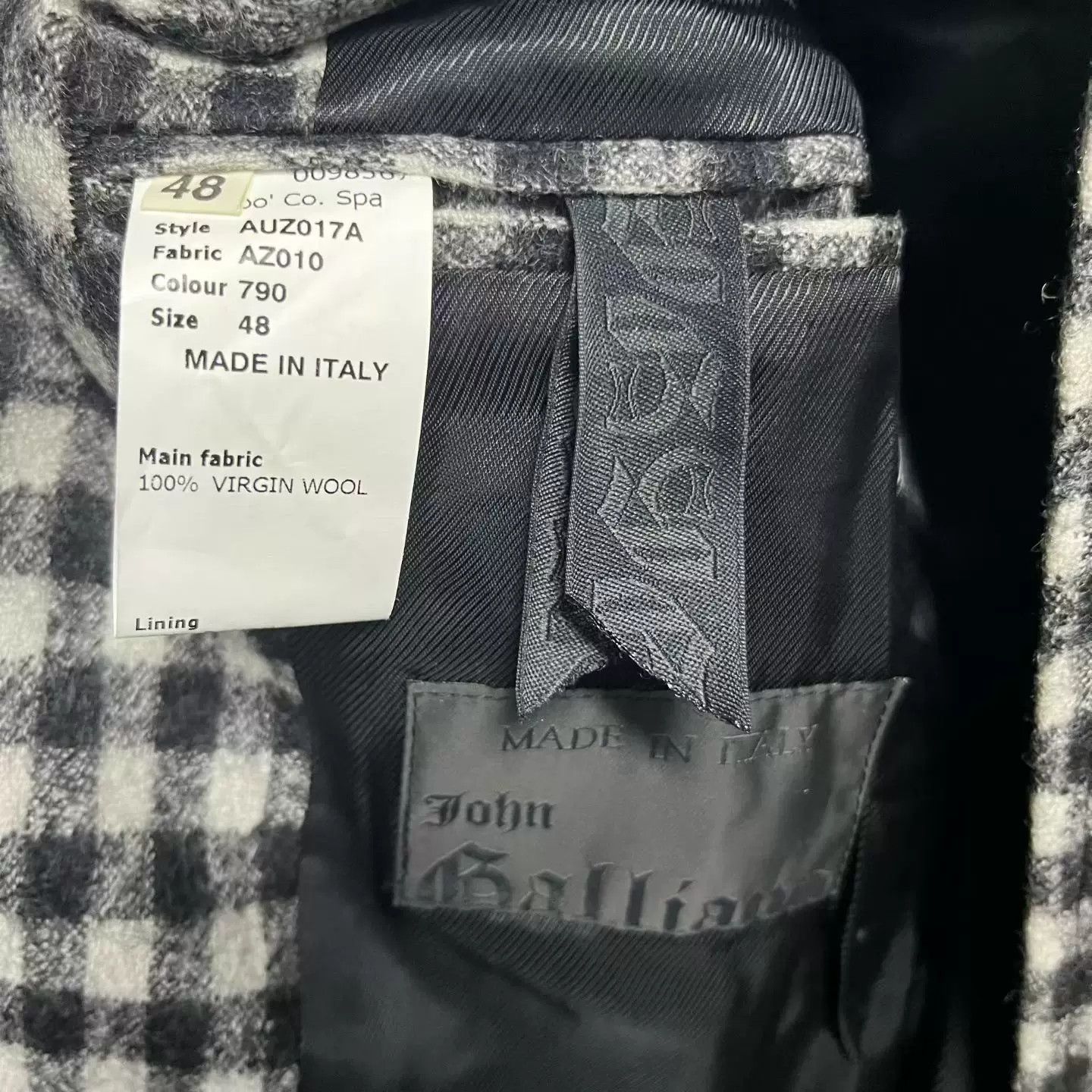 Dior Dior Wool Plaid Black Hoodie 44 Men Size US L / EU 52-54 / 3 - 3 Thumbnail